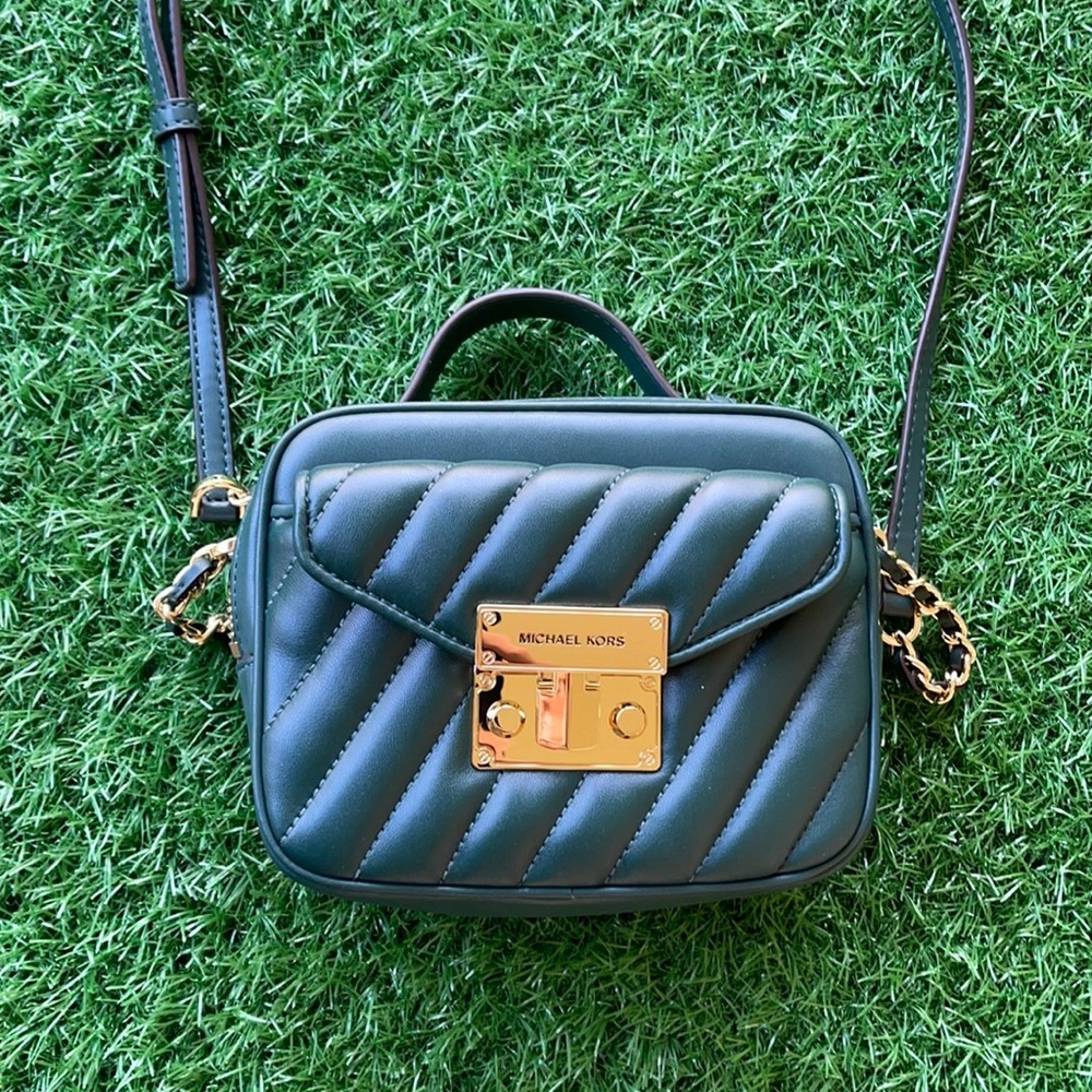 Michael Kors Small Rose Top Handle Leather Satchel